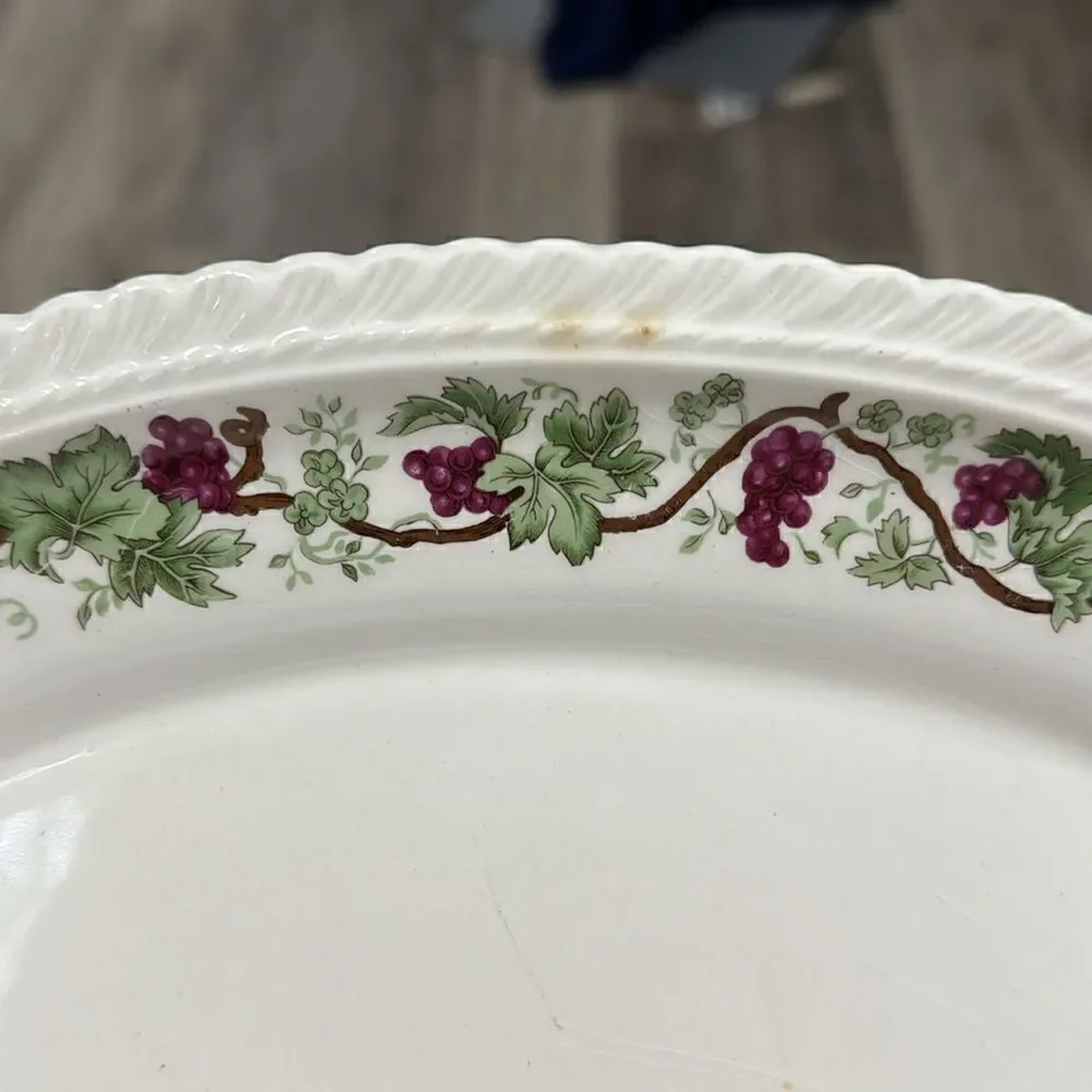 HARKER OLDEST POTTERY BARN ROYAL GADROON VINTAGE PLATES